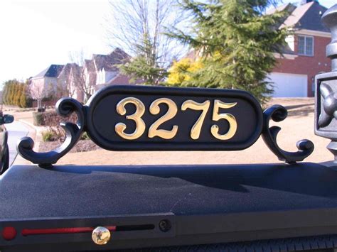 metal house numbers for mailbox|metal mailbox numbers 2 inch.